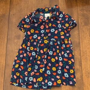 Hanna Andersson Navy Floral Dress